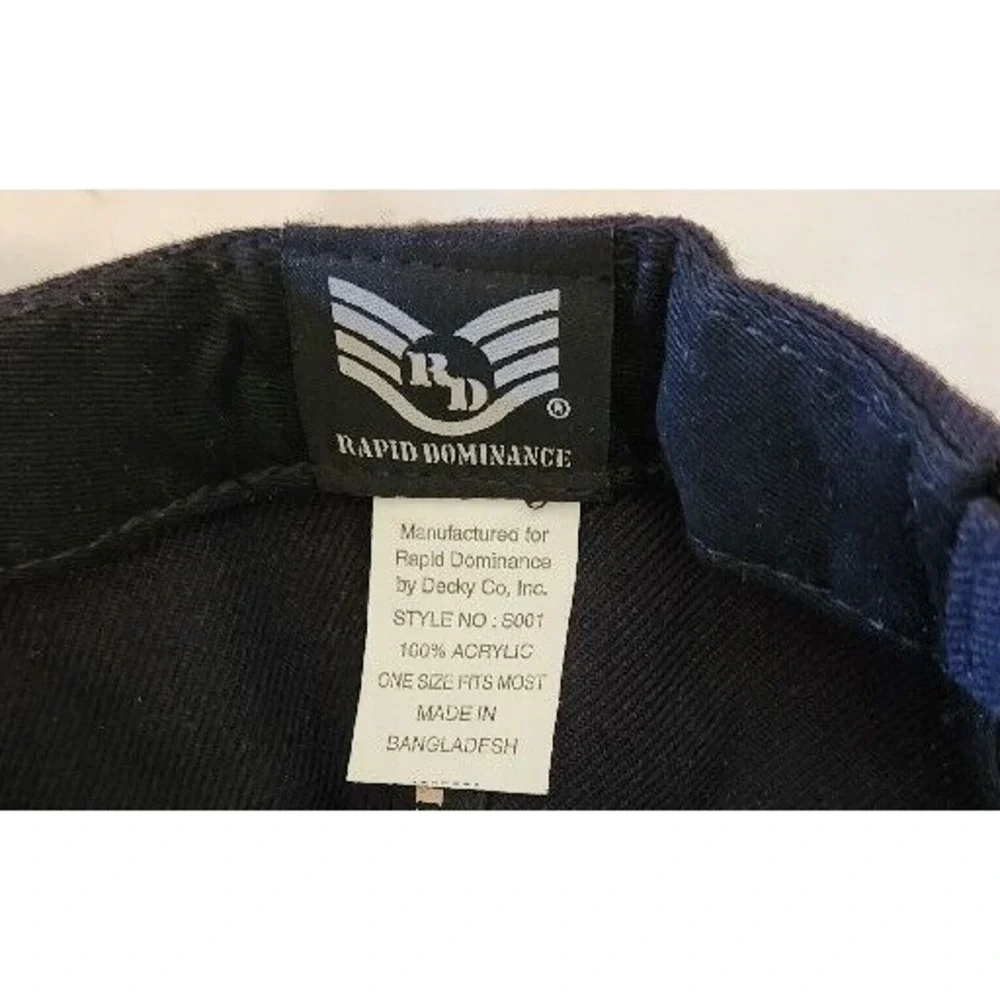 Vietnam Veteran‎ Deluxe Low Profile Baseball Hat Cap - Black Hook & Loop Closure